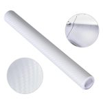 Folie colantare auto Carbon 3D Alb