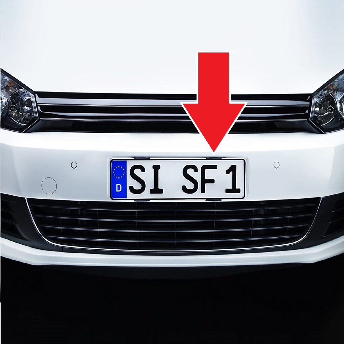 Set Suporti Placute Inmatriculare &Quot;Invizibili&Quot; (4 Piese/Set)