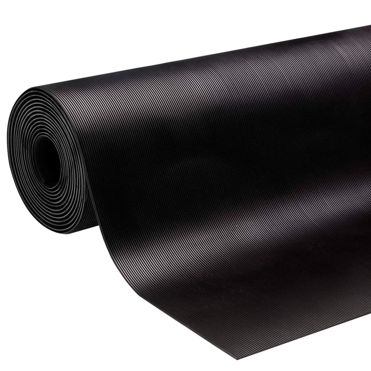Covor Antiderapant Din Cauciuc, Linoleum Din Cauciuc Pentru Protectie Podea Auto - Model Striuri Fine