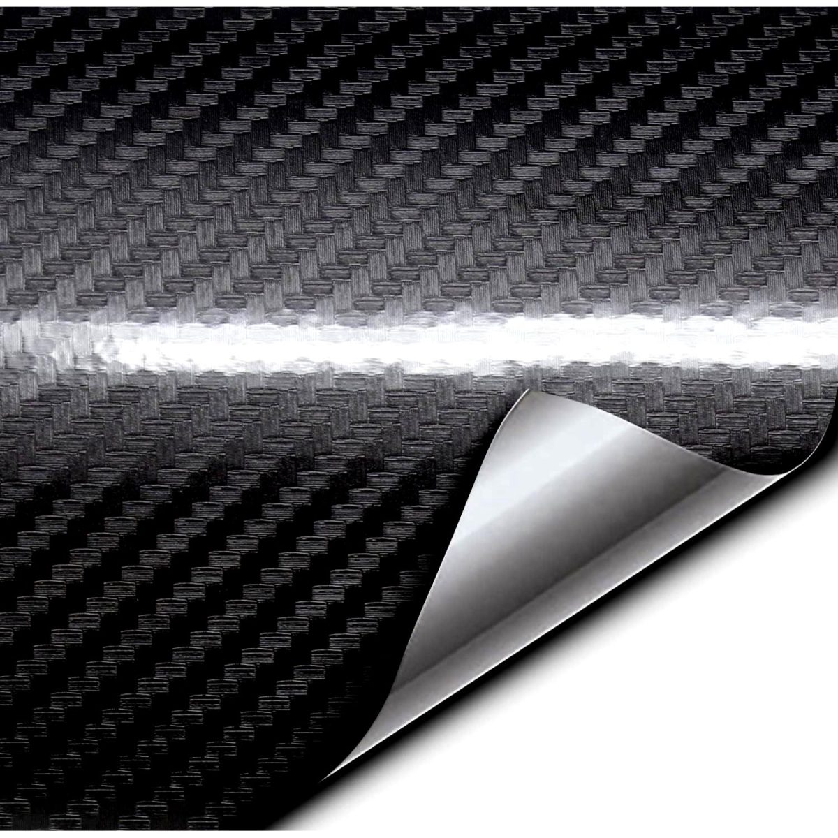 Folie Colantare Auto Carbon 5D Lacuit Negru (3M X 1,52M)