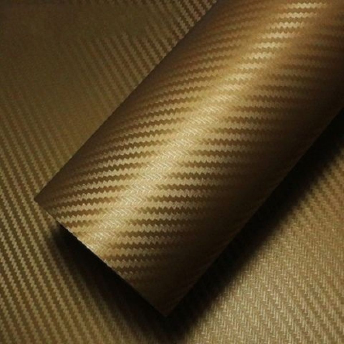 Folie Colantare Auto Carbon 3D Gold 3M X 127Cm