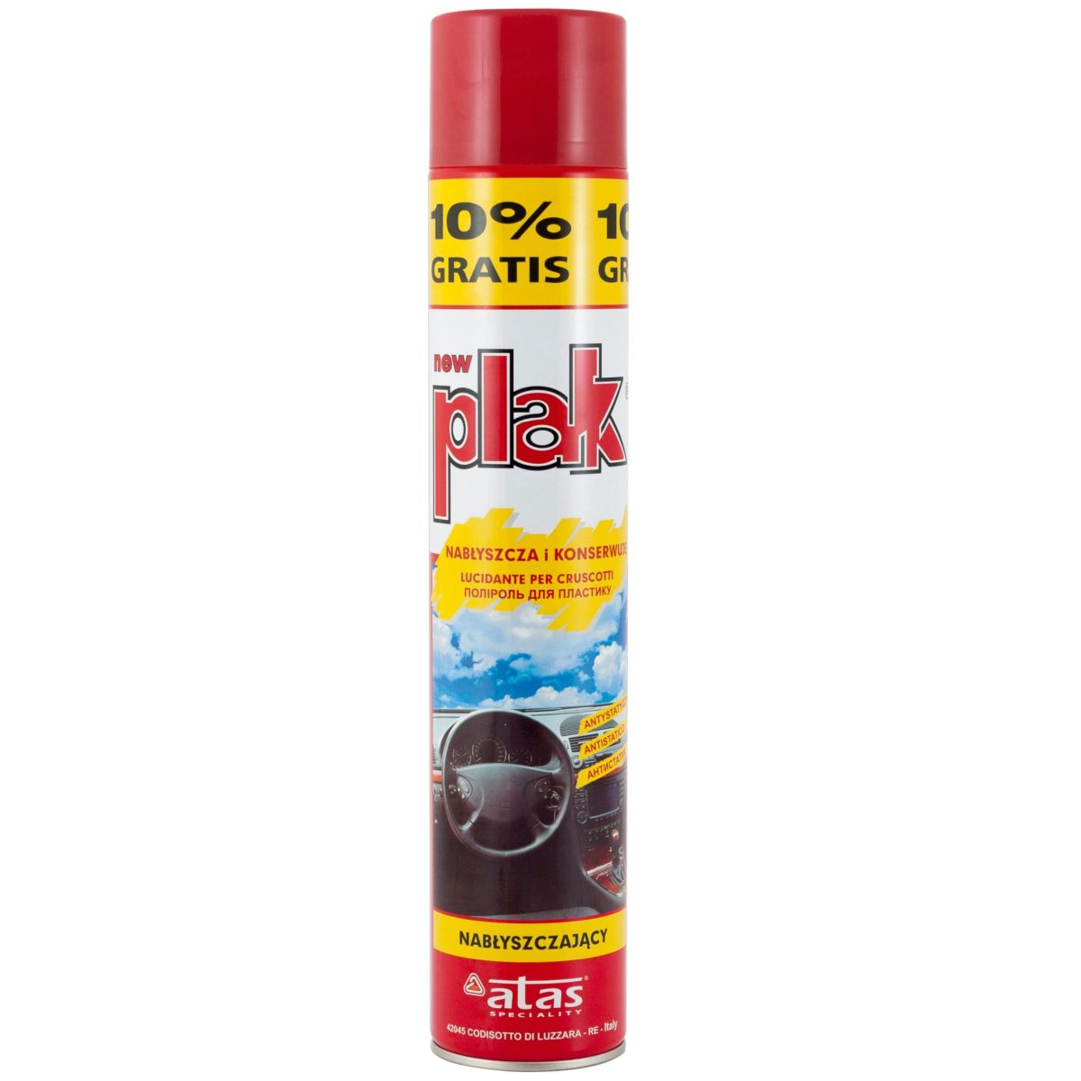 Spray Siliconic Pentru Curatarea Bordului Atas Plak 750Ml Fructul Pasiunii