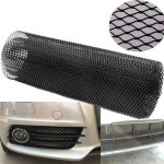 Grila Sport Tuning din Aluminiu, dimensiune 100 x 33cm, decupabila, culoare Neagra - imagine 2