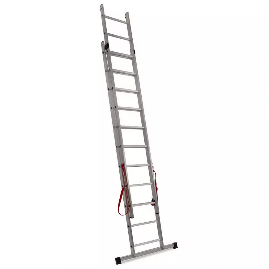 Scara Aluminiu, Master, 2 Tronsoane, 11 Trepte, Max 150 Kg, 3.15-5.13 M