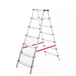 Scara aluminiu, Master, 2 tronsoane, 7 trepte, max 125 kg, 1.59 m
