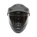 Casca motocross integrala, negru mat cu viziera transparenta si ochelari de soare marimea XL, model LION - imagine 4