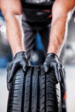 Set 50 manusi de nitril, foarte rezistente, marime L, culoare albastra - imagine 4