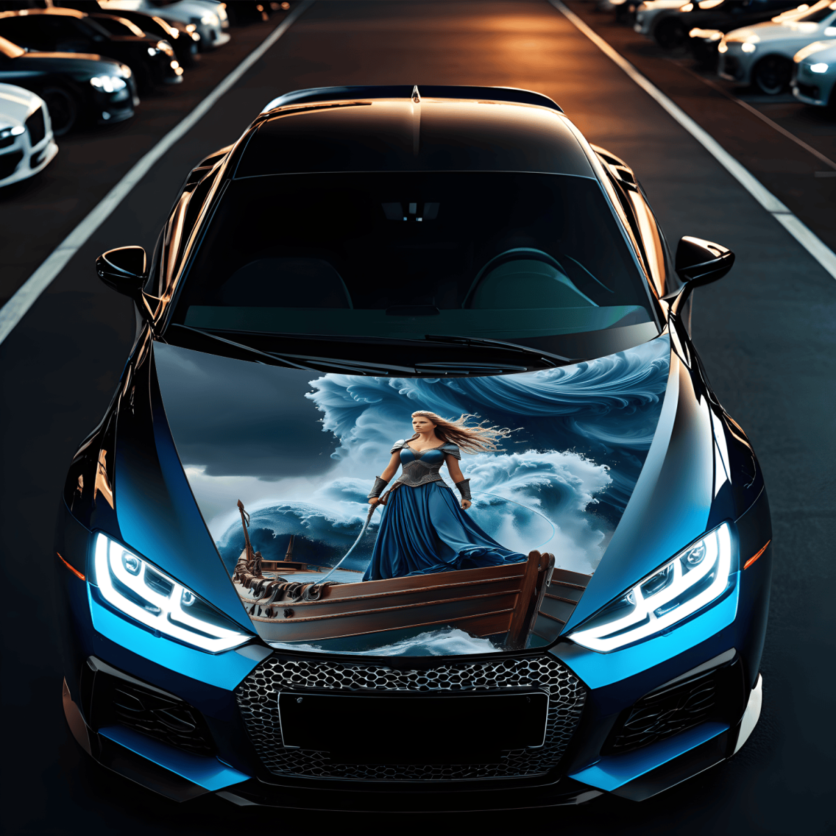 Folie Capota Auto Hood Art Avx-Capota-013M
