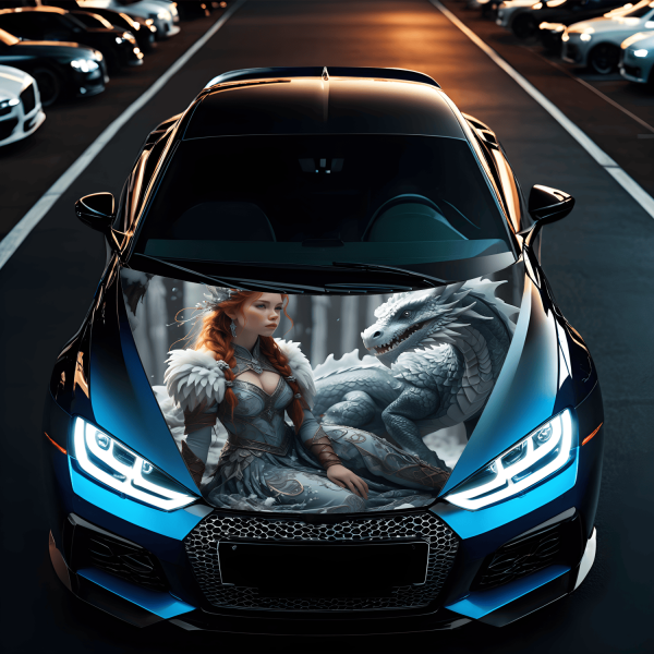 Folie Capota Auto Hood Art AVX-CAPOTA-014M