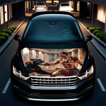 Folie Capota Auto "Hood Art" rezistenta la exterior, marime S (150 x 110cm) - Cod: AVX-CAPOTA-015S - imagine 2