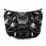 Folie Capota Auto "Hood Art" rezistenta la exterior, marime M (165 x 120cm) - Cod: AVX-CAPOTA-017M - imagine 3