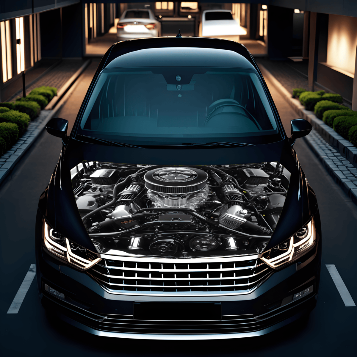 Folie Capota Auto &Quot;Hood Art&Quot; Rezistenta La Exterior, Marime S (150 X 110Cm) - Cod: Avx-Capota-017S
