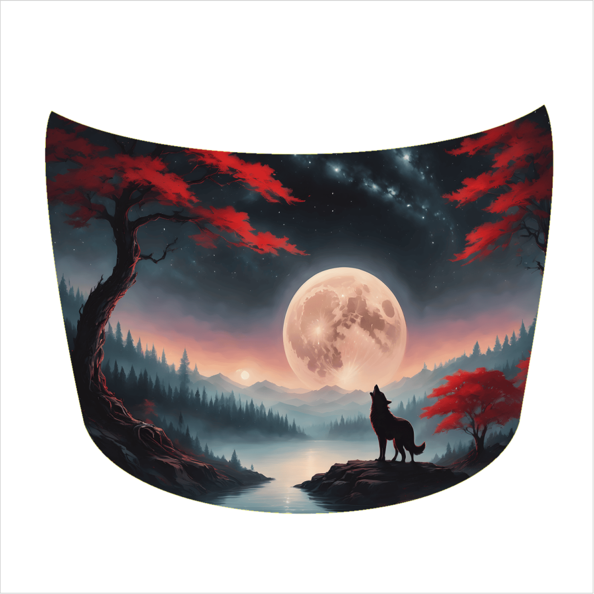 Folie Capota Auto &Quot;Hood Art&Quot; Rezistenta La Exterior, Marime L (180 X 130Cm) - Cod: Avx-Capota-021L