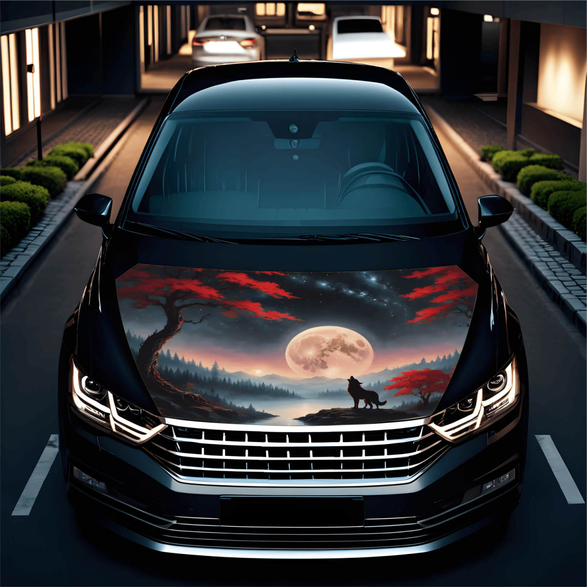 Folie Capota Auto &Quot;Hood Art&Quot; Rezistenta La Exterior, Marime L (180 X 130Cm) - Cod: Avx-Capota-021L