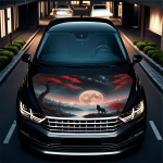 Folie Capota Auto "Hood Art" rezistenta la exterior, marime L (180 x 130cm) - Cod: AVX-CAPOTA-021L - imagine 2