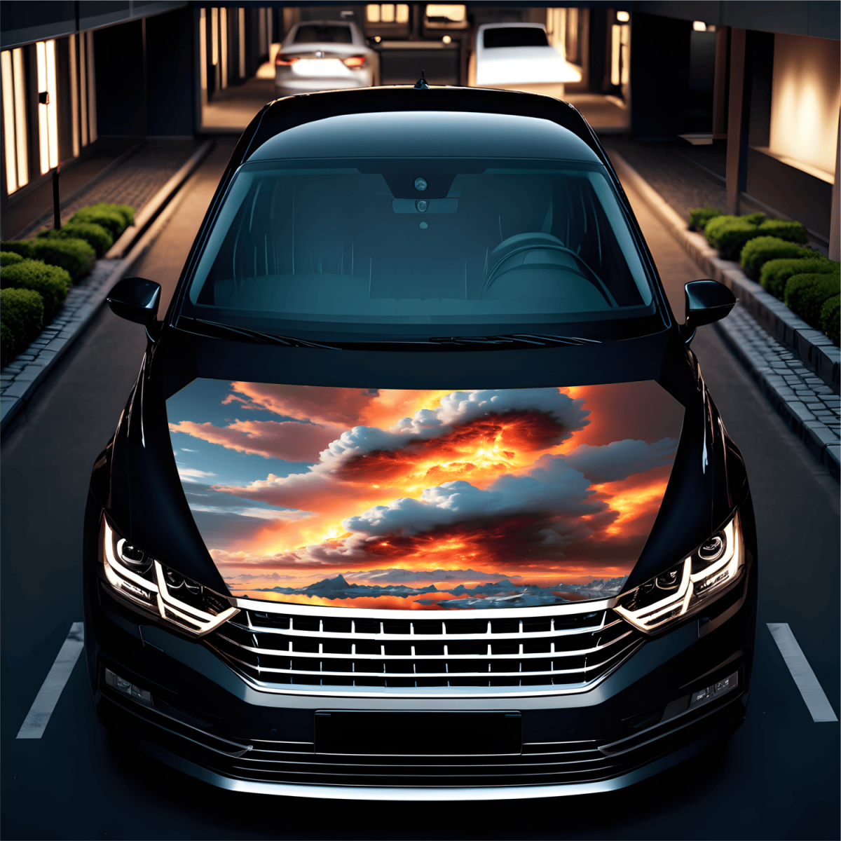 Folie Capota Auto Hood Art Avx-Capota-024M