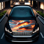 Folie Capota Auto Hood Art AVX-CAPOTA-024M - imagine 2