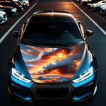 Folie Capota Auto Hood Art AVX-CAPOTA-024M