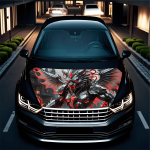 Folie Capota Auto Hood Art AVX-CAPOTA-025M - imagine 2