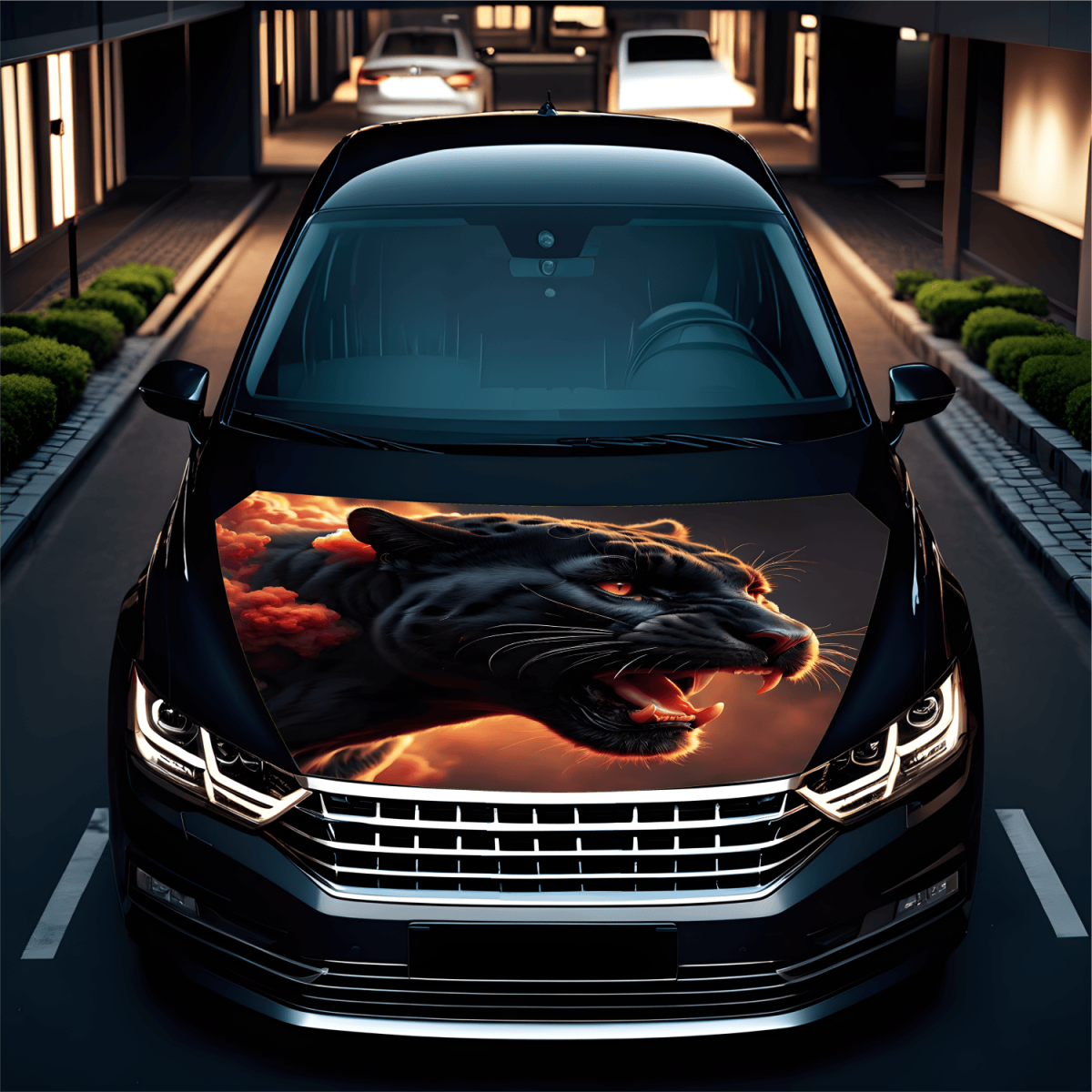 Folie Capota Auto &Quot;Hood Art&Quot; Rezistenta La Exterior, Marime M (165 X 120Cm) - Cod: Avx-Capota-028M