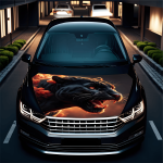 Folie Capota Auto "Hood Art" rezistenta la exterior, marime S (150 x 110cm) - Cod: AVX-CAPOTA-028S - imagine 2