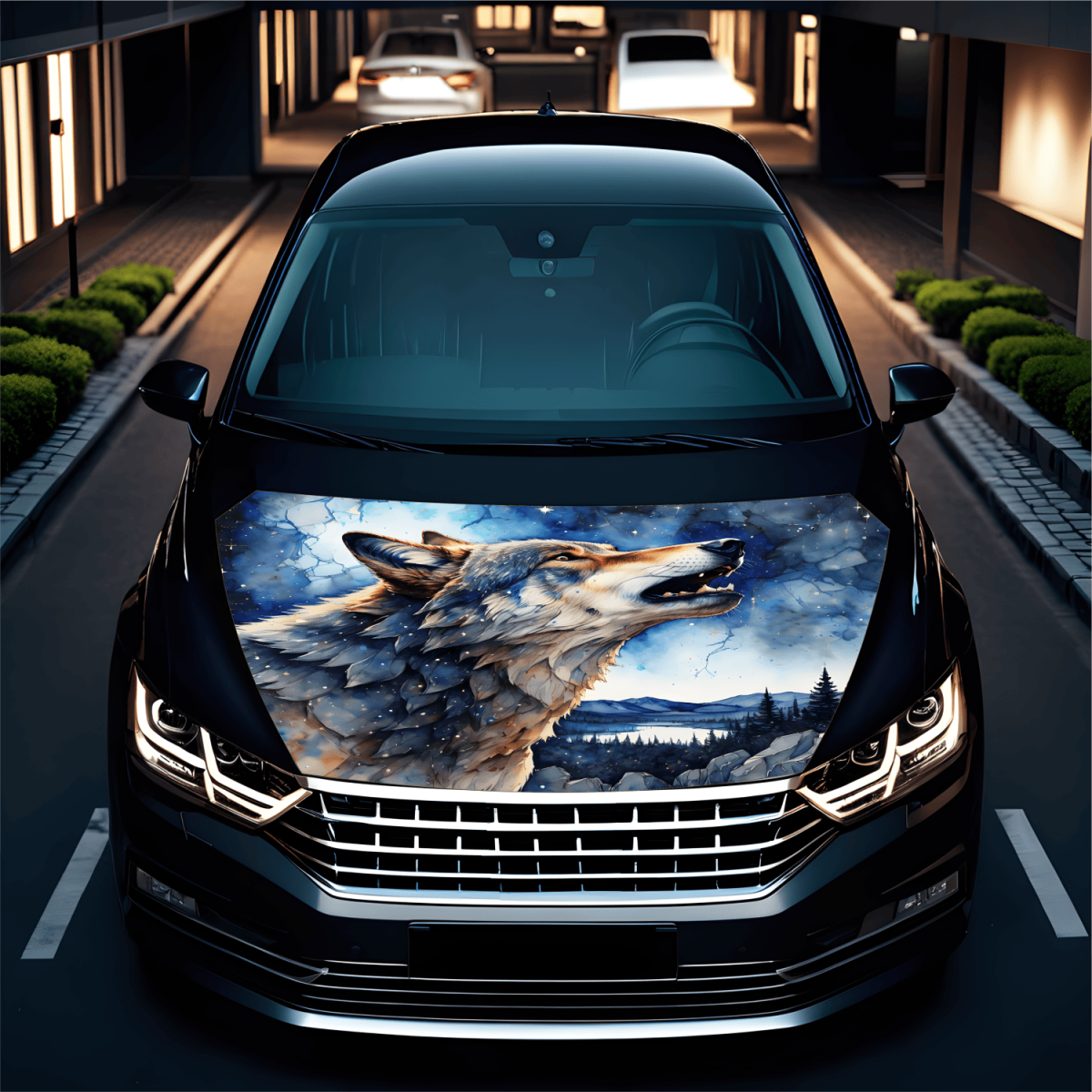 Folie Capota Auto &Quot;Hood Art&Quot; Rezistenta La Exterior, Marime M (165 X 120Cm) - Cod: Avx-Capota-030M