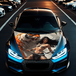 Folie Capota Auto Hood Art AVX-CAPOTA-004M