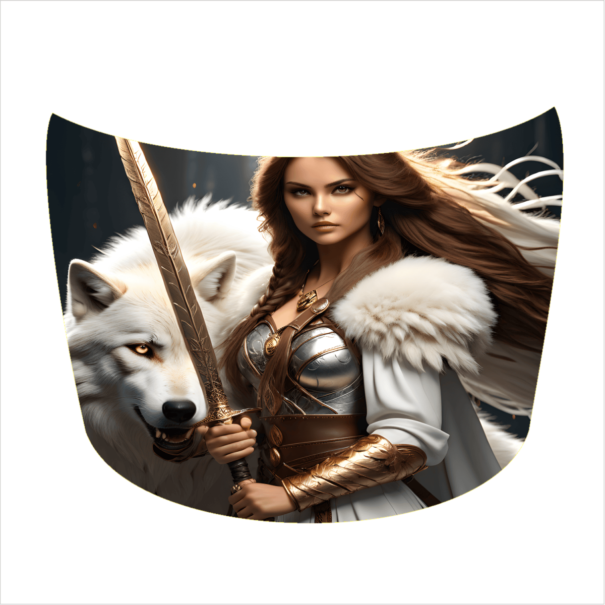 Folie Capota Auto &Quot;Hood Art&Quot; Rezistenta La Exterior, Marime S (150 X 110Cm) - Cod: Avx-Capota-006S