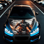 Folie Capota Auto Hood Art AVX-CAPOTA-007M