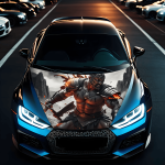 Folie Capota Auto Hood Art AVX-CAPOTA-008M