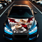 Folie Capota Auto Hood Art AVX-CAPOTA-009M