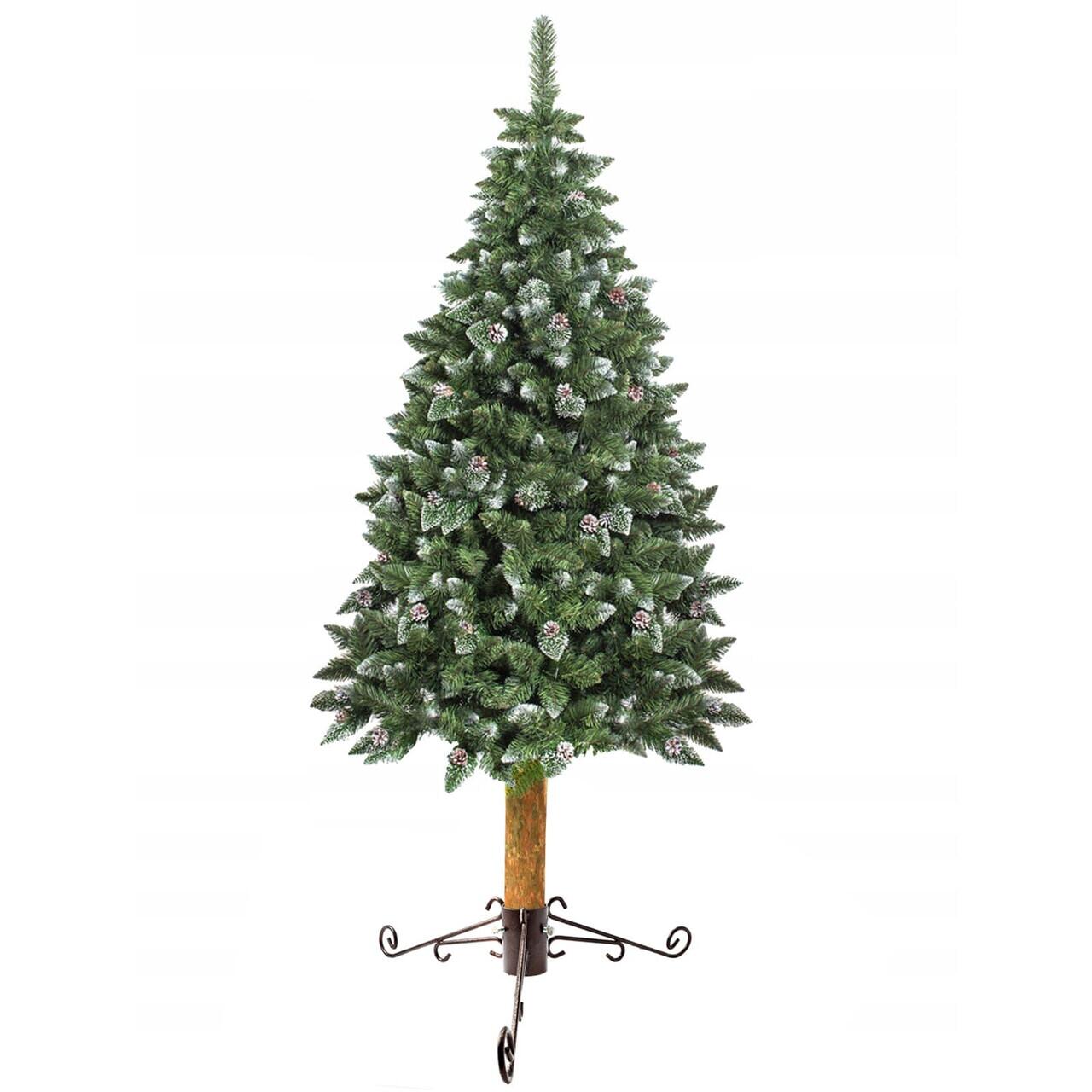 Suport brad metalic maro, diametru 9 cm, lungime 47 cm, Perfect Home - imagine 3