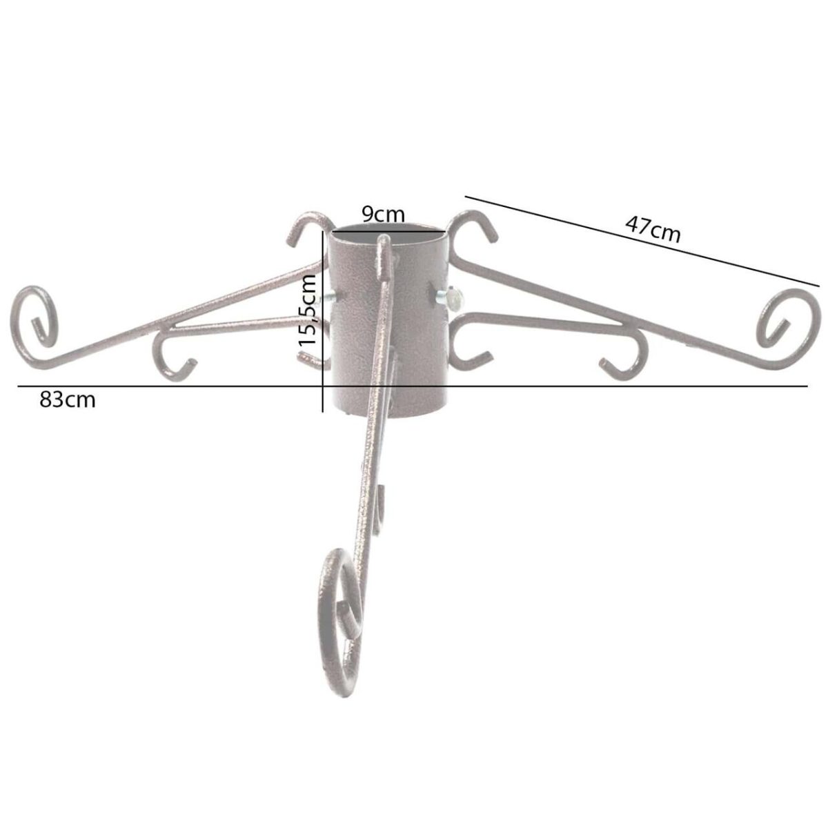 Suport Brad Metalic Maro, Diametru 9 Cm, Lungime 47 Cm, Perfect Home