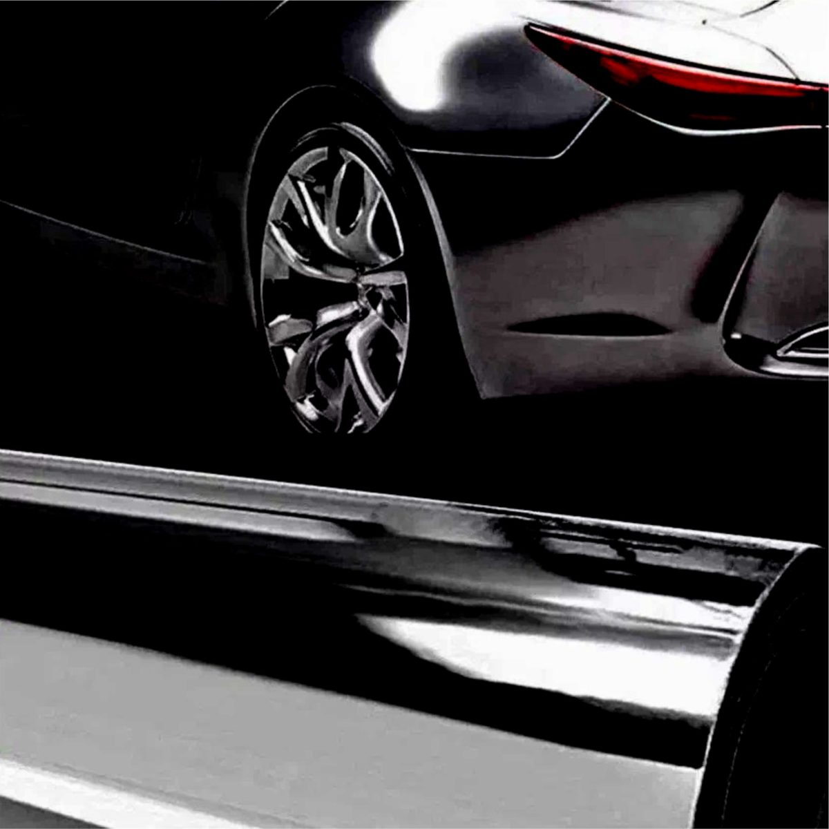 Folie Colantare Auto Dark Chrome (1M X 1,52M)