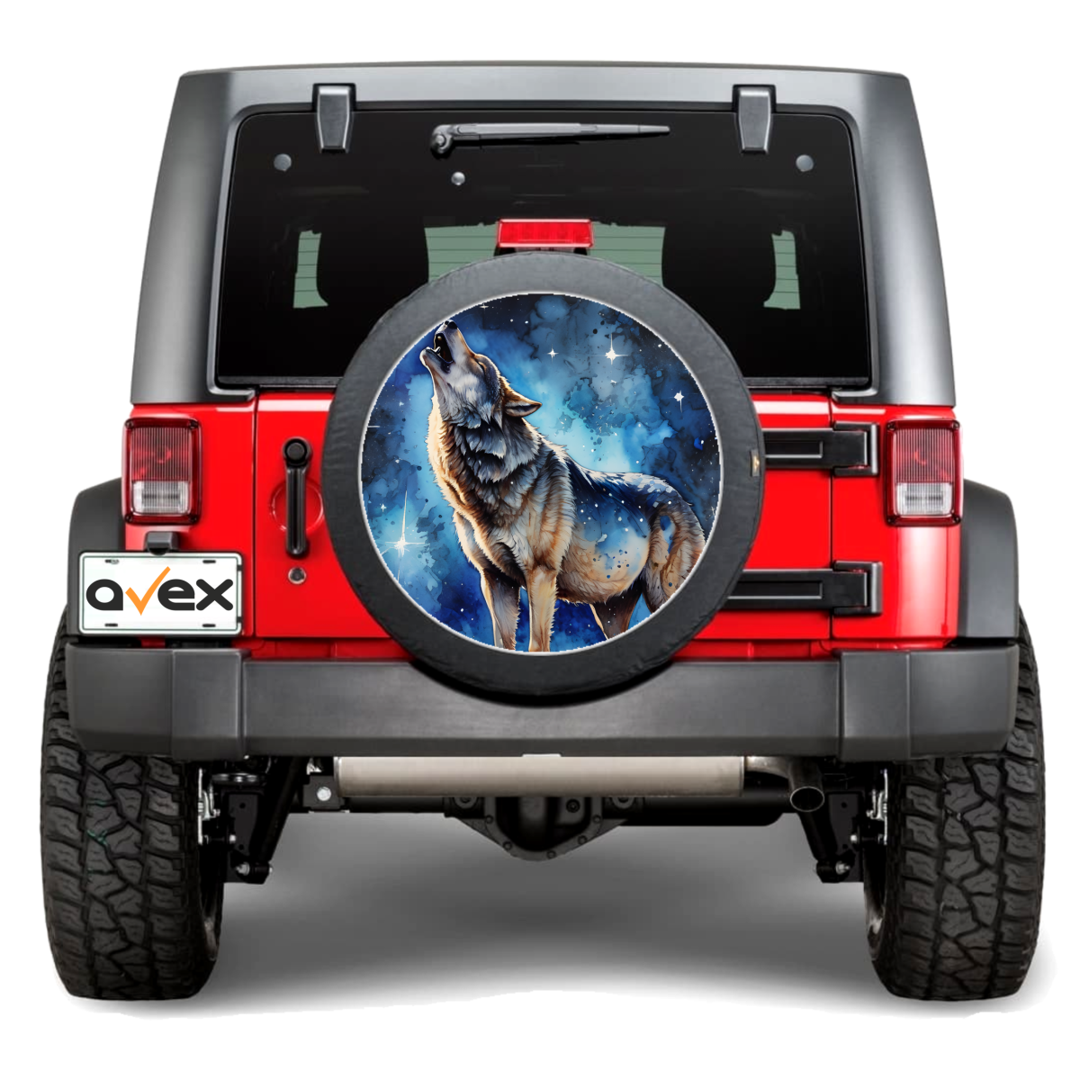 Sticker Auto &Amp;Quot;Roata De Rezerva&Amp;Quot; Rezistenta La Intemperii Si Raze Uv, Diametru 55 Cm, Cod: Avx-Rr01
