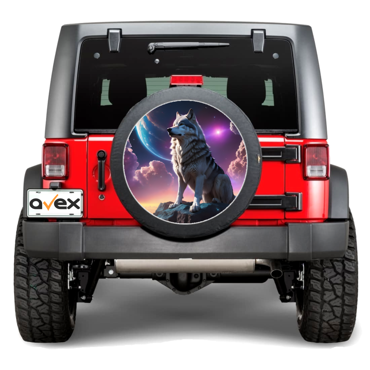 Sticker Auto &Amp;Quot;Roata De Rezerva&Amp;Quot; Rezistenta La Intemperii Si Raze Uv, Diametru 55 Cm, Cod: Avx-Rr02