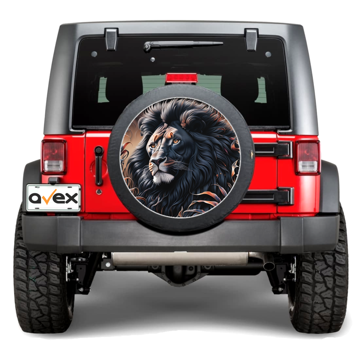 Sticker Auto &Amp;Quot;Roata De Rezerva&Amp;Quot; Rezistenta La Intemperii Si Raze Uv, Diametru 55 Cm, Cod: Avx-Rr04