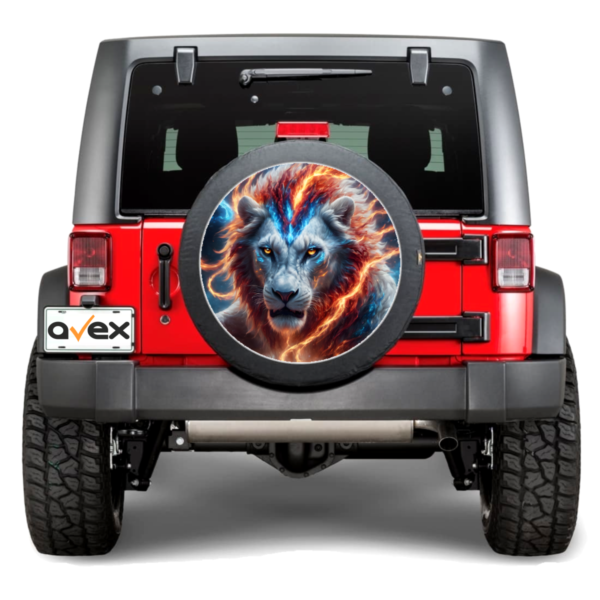 Sticker Auto &Amp;Quot;Roata De Rezerva&Amp;Quot; Rezistenta La Intemperii Si Raze Uv, Diametru 55 Cm, Cod: Avx-Rr05