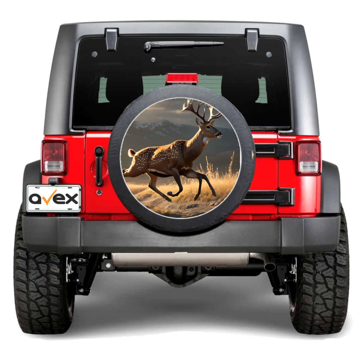 Sticker Auto &Amp;Quot;Roata De Rezerva&Amp;Quot; Rezistenta La Intemperii Si Raze Uv, Diametru 55 Cm, Cod: Avx-Rr06