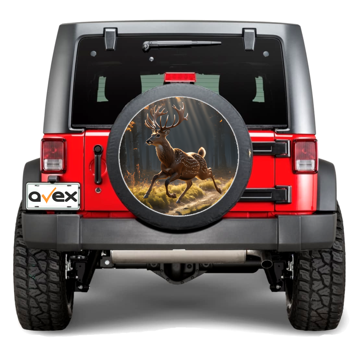 Sticker Auto &Amp;Quot;Roata De Rezerva&Amp;Quot; Rezistenta La Intemperii Si Raze Uv, Diametru 55 Cm, Cod: Avx-Rr07