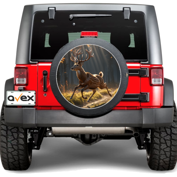 Sticker Auto "Roata de Rezerva" rezistenta la intemperii si raze UV, diametru 55 cm, Cod: AVX-RR07