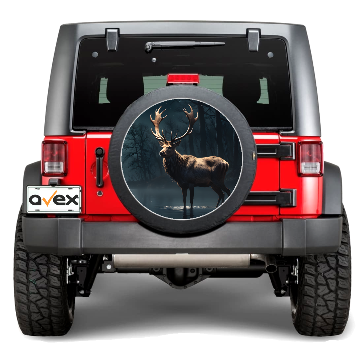 Sticker Auto &Amp;Quot;Roata De Rezerva&Amp;Quot; Rezistenta La Intemperii Si Raze Uv, Diametru 55 Cm, Cod: Avx-Rr08