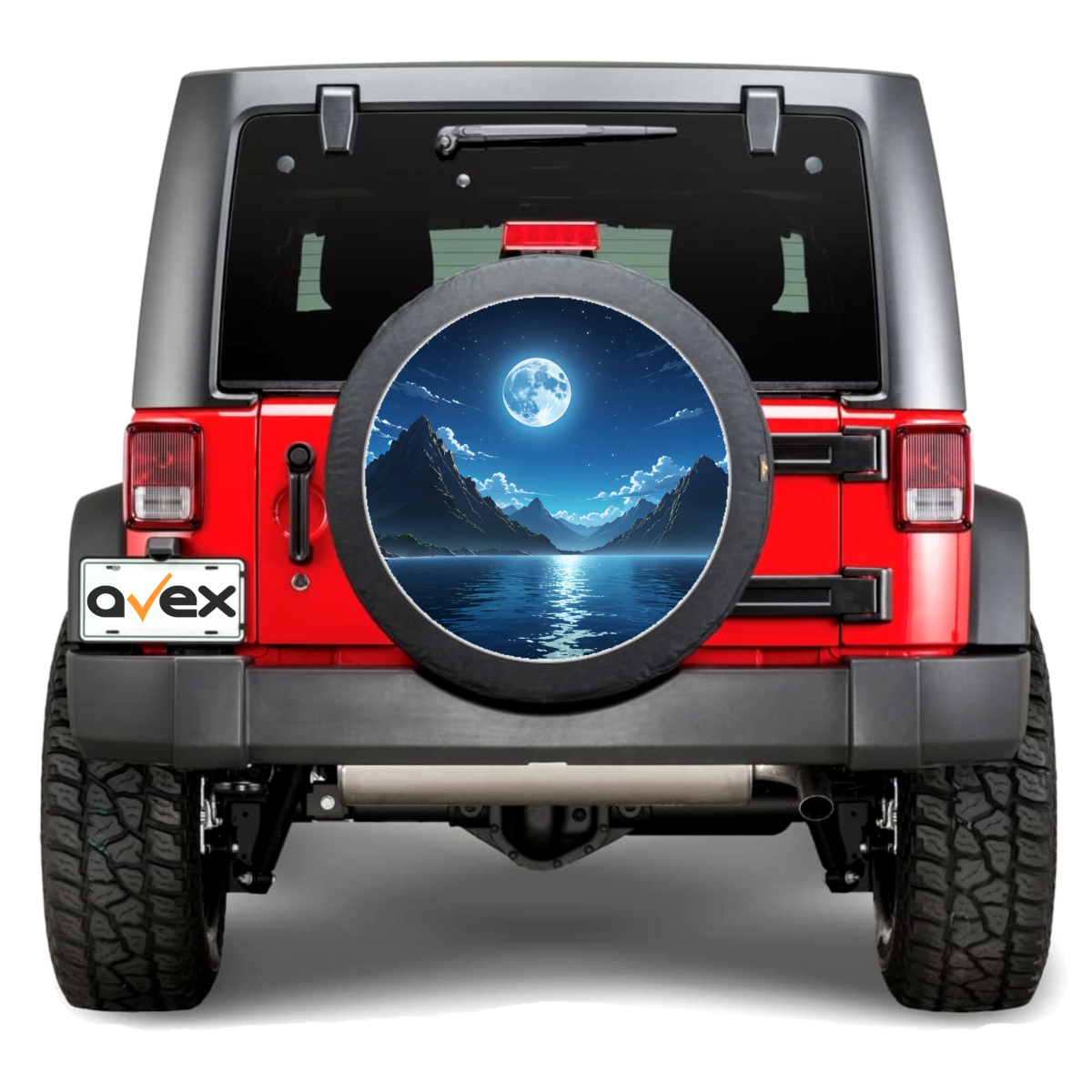 Sticker Auto &Amp;Quot;Roata De Rezerva&Amp;Quot; Rezistenta La Intemperii Si Raze Uv, Diametru 55 Cm, Cod: Avx-Rr14