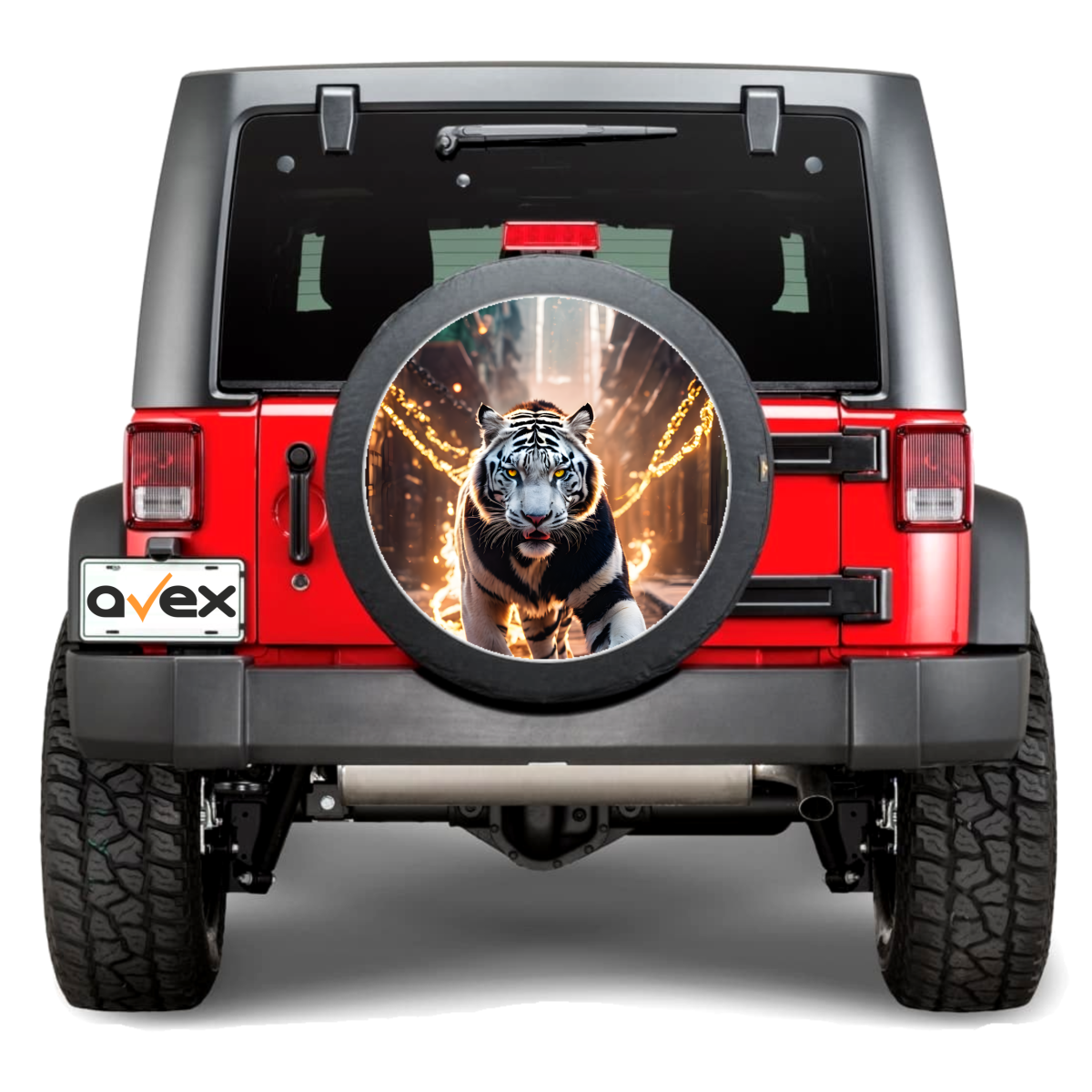 Sticker Auto &Amp;Quot;Roata De Rezerva&Amp;Quot; Rezistenta La Intemperii Si Raze Uv, Diametru 55 Cm, Cod: Avx-Rr16