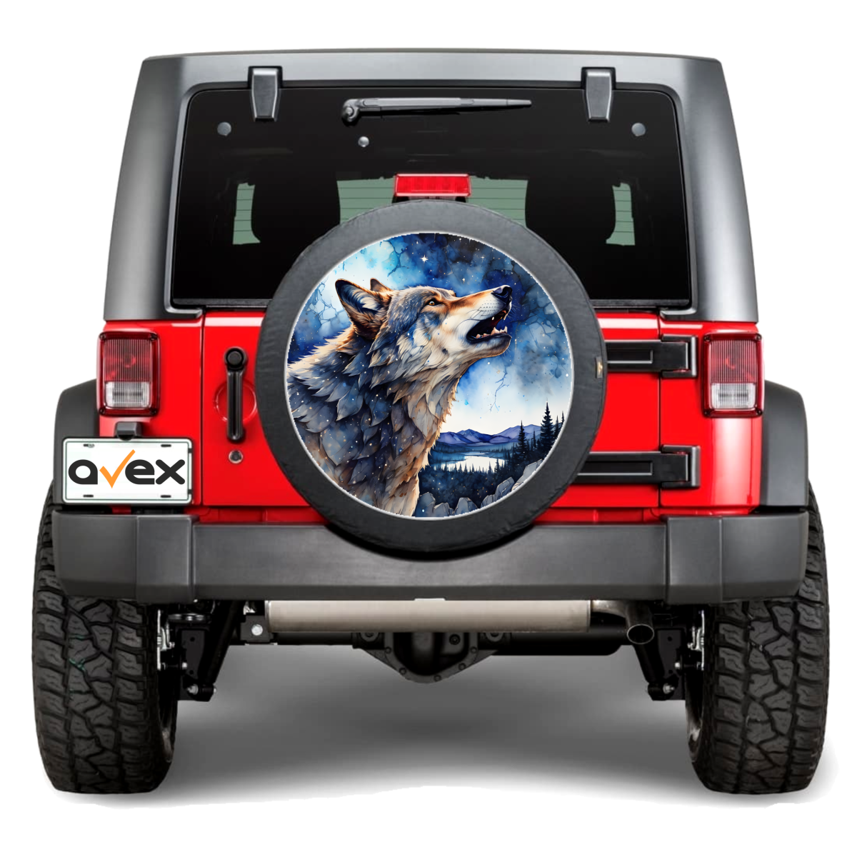 Sticker Auto &Amp;Quot;Roata De Rezerva&Amp;Quot; Rezistenta La Intemperii Si Raze Uv, Diametru 55 Cm, Cod: Avx-Rr18