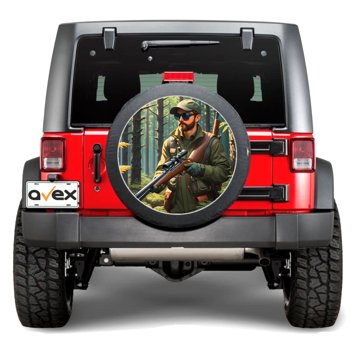 Sticker Auto &Amp;Quot;Roata De Rezerva&Amp;Quot; Rezistenta La Intemperii Si Raze Uv, Diametru 55 Cm, Cod: Avx-Rr19