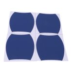 Set 4 protecții mânere auto Carbon 3D Albastru - imagine 2