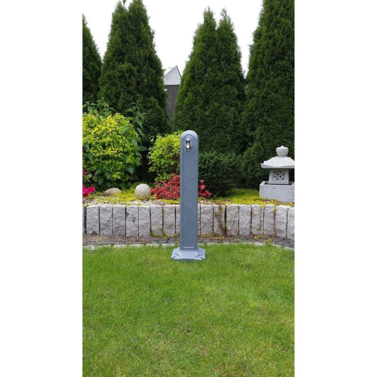 Masca Robinet De Gradina, Cu Adaptor Furtun, Gri, 90 Cm, Itwan
