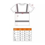 Tricou de lucru, reflectorizant, galben, model Visibility, marimea M/50 - imagine 10