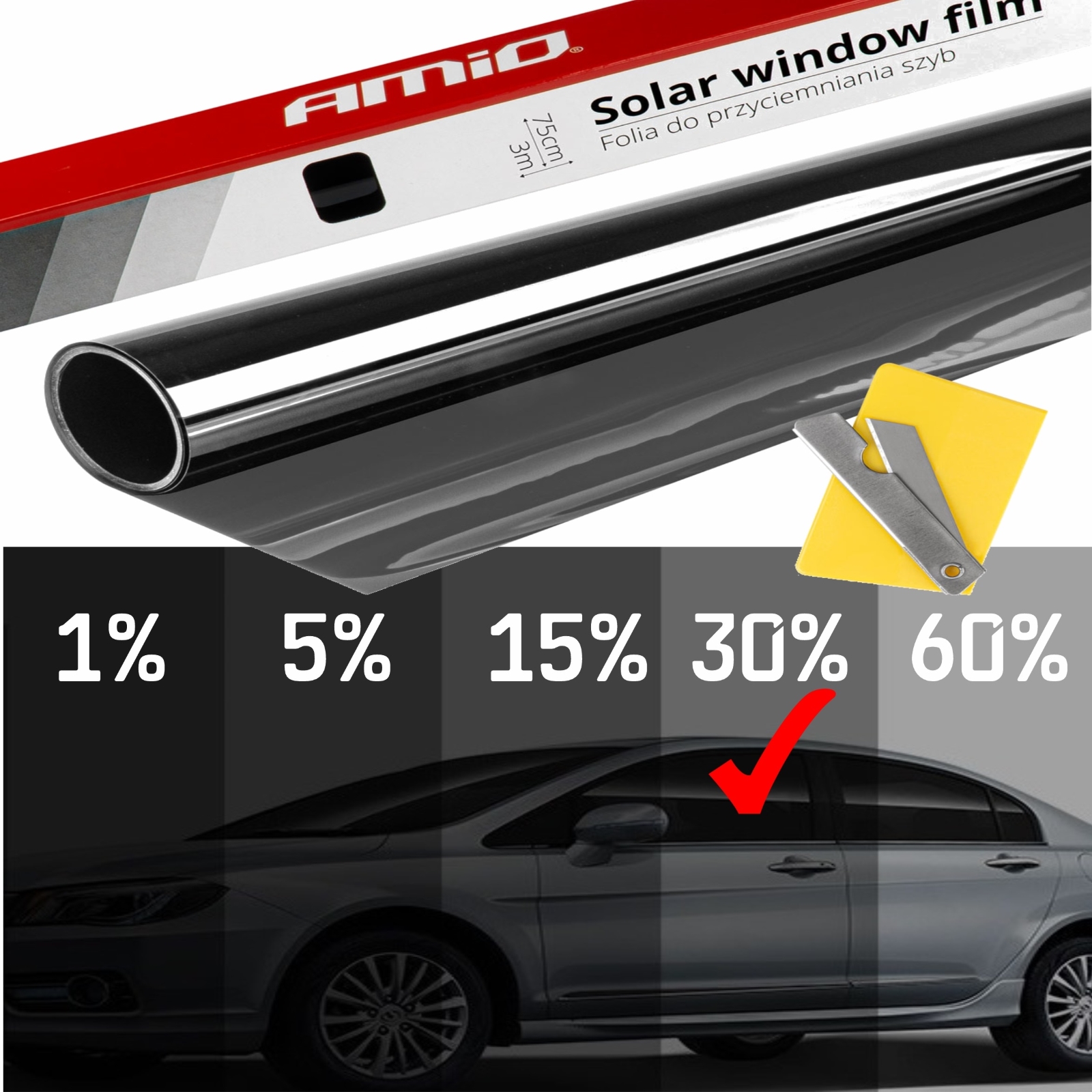 treizecisuta-3.jpg Folie fumurie pentru geamuri Black 0.5 x 3m (30%) - imagine 1